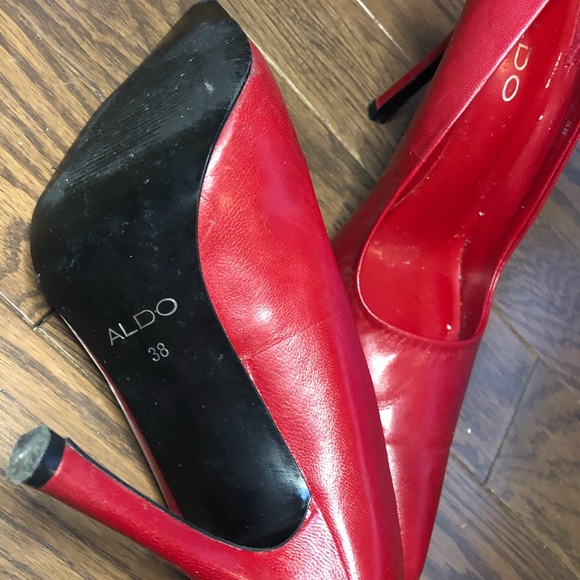 Aldo red pumps, size 38 - Picture 3 of 3